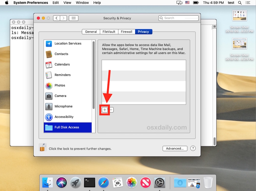 access various devices on time machine for mac